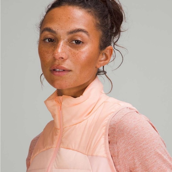 Lululemon Down for It All Vest Pink Mist Size 4 - Picture 3 of 13